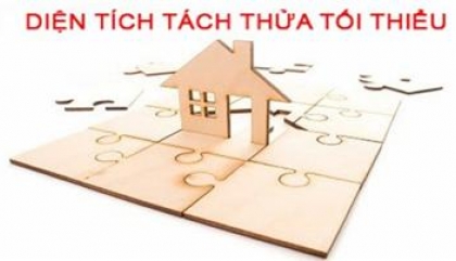Cấp sổ đỏ khi tách thửa dưới diện tích đất tối thiểu